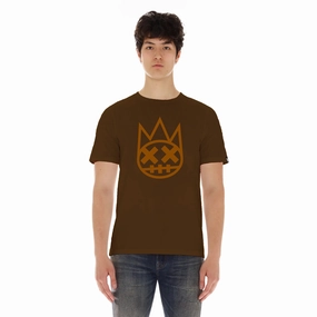 Relaxing Day Cult's Shimuchan Short Sleeve Crew Neck Tee in Brown