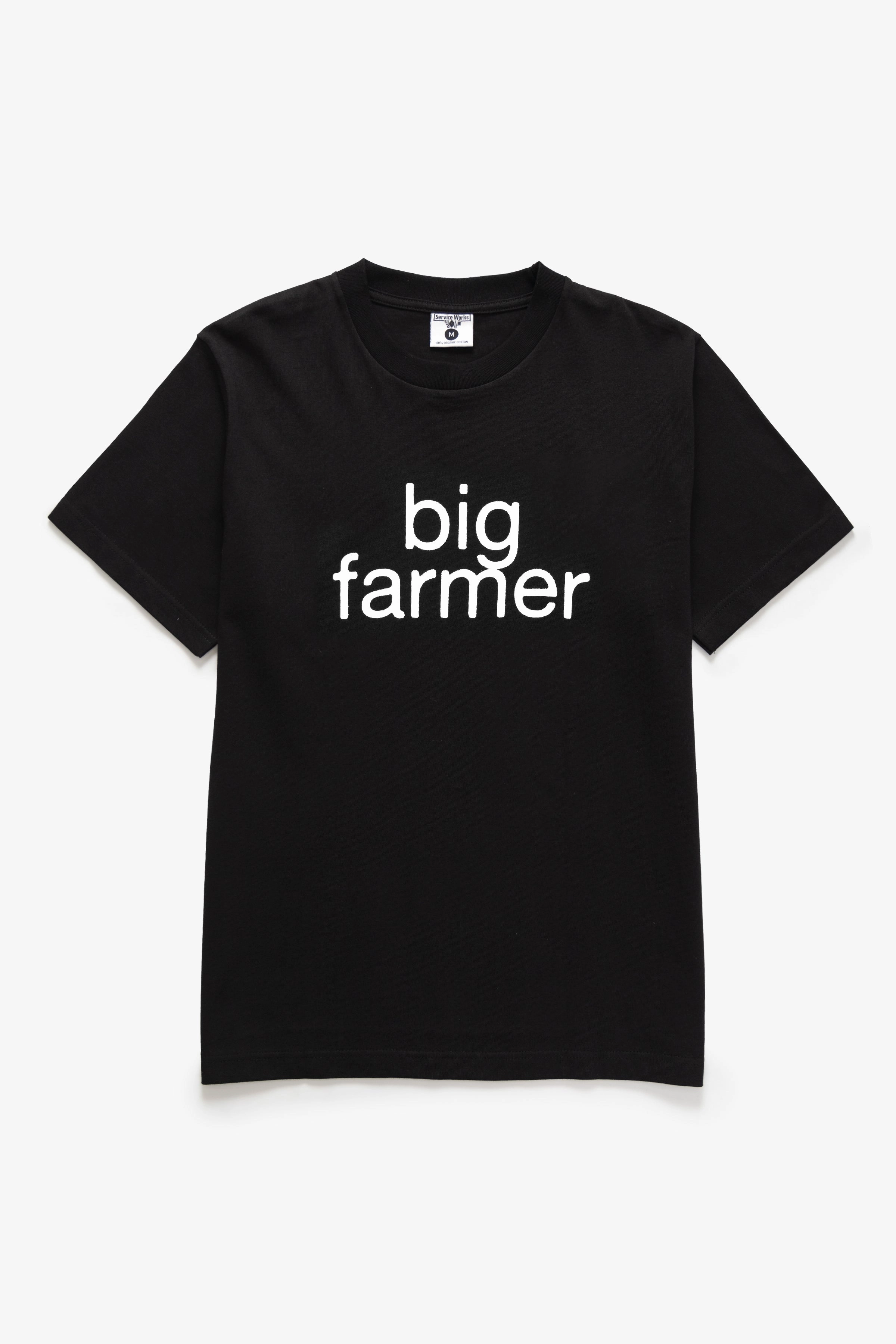 Anti Pilling Surface Tight fit sexiness Service Works - Big Farmer Tee - Black
