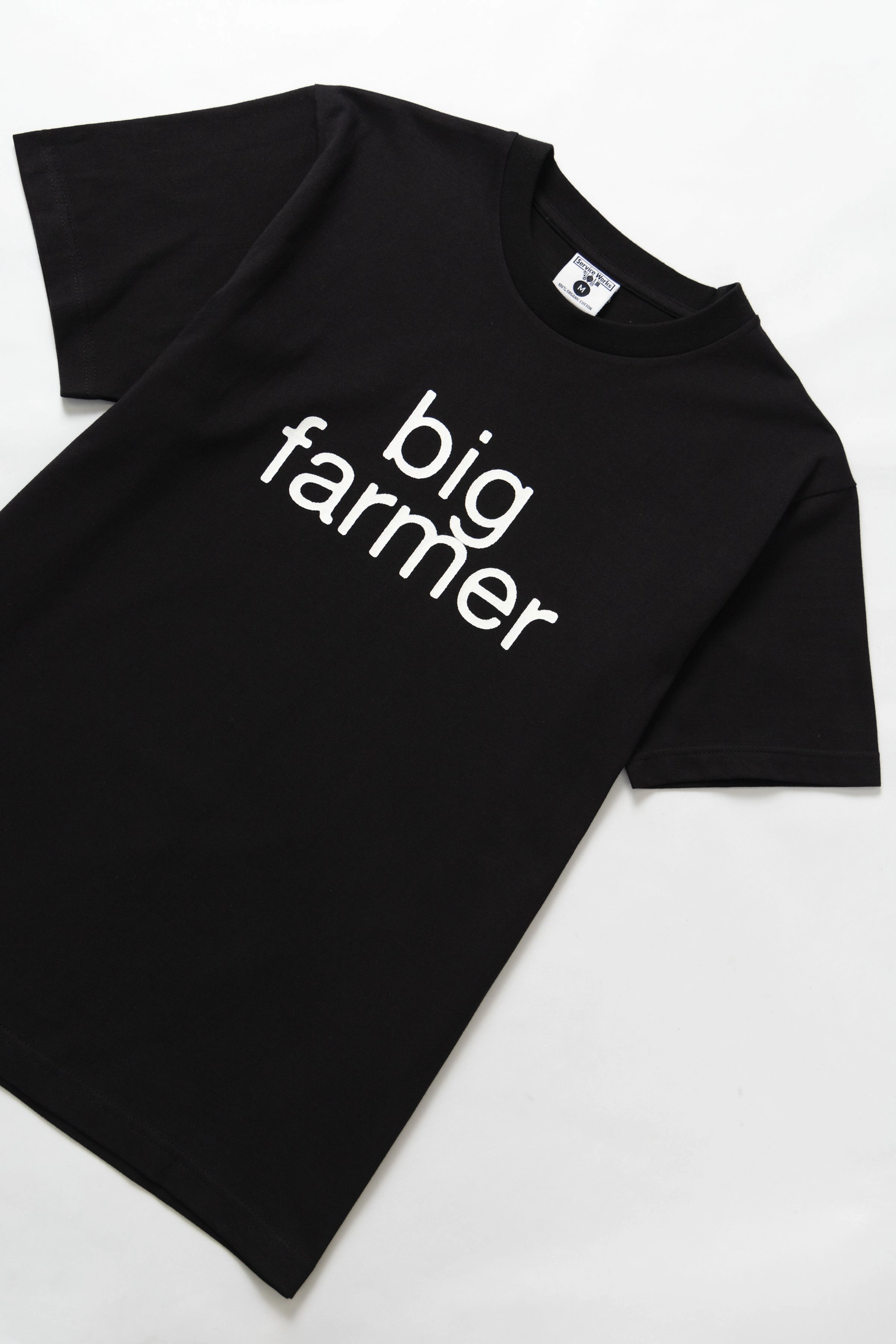 Service Works - Big Farmer Tee - Black Stylish and Comfortable