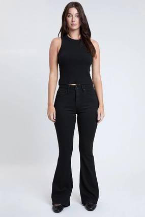 Daily Fit Simple Detail Women's Essential Non-Distressed Flare Jeans