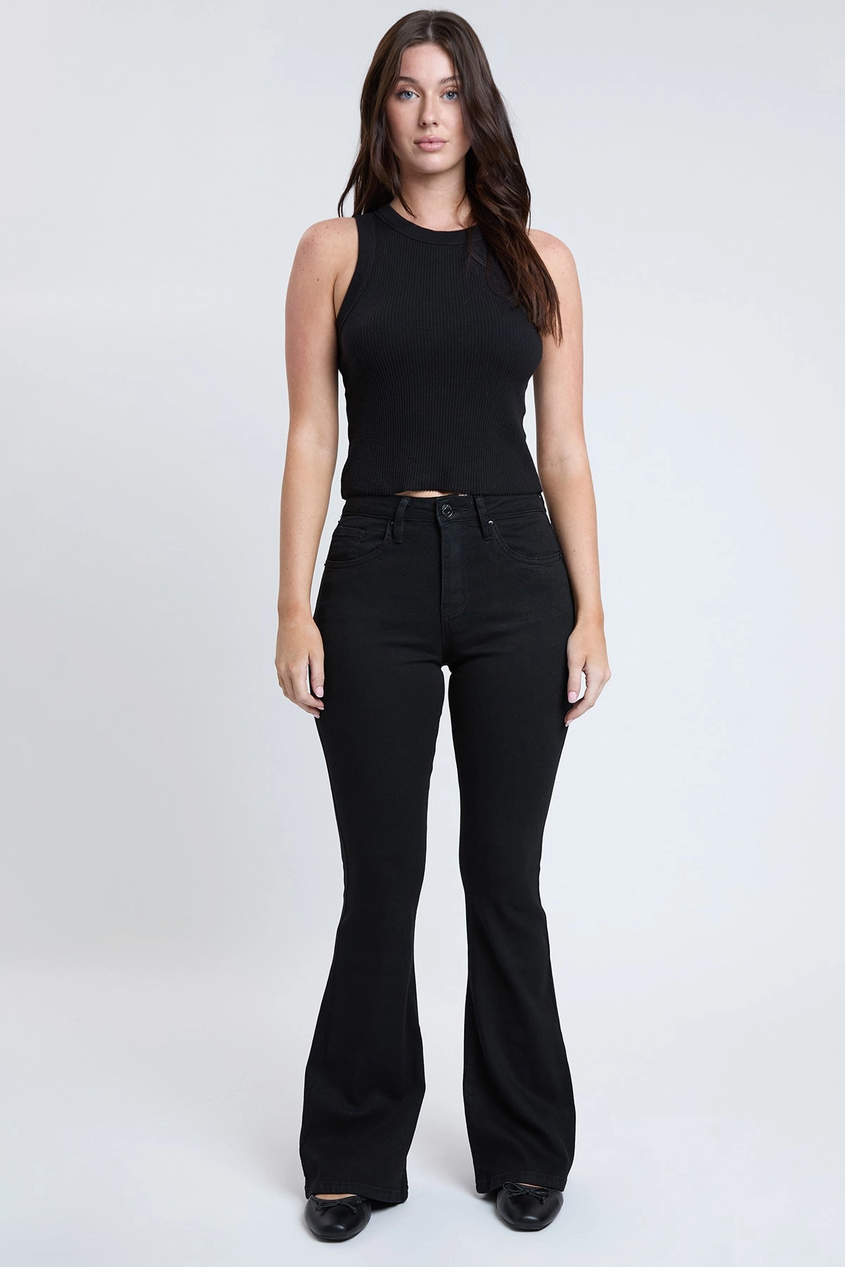 Daily Fit Simple Detail Women's Essential Non-Distressed Flare Jeans