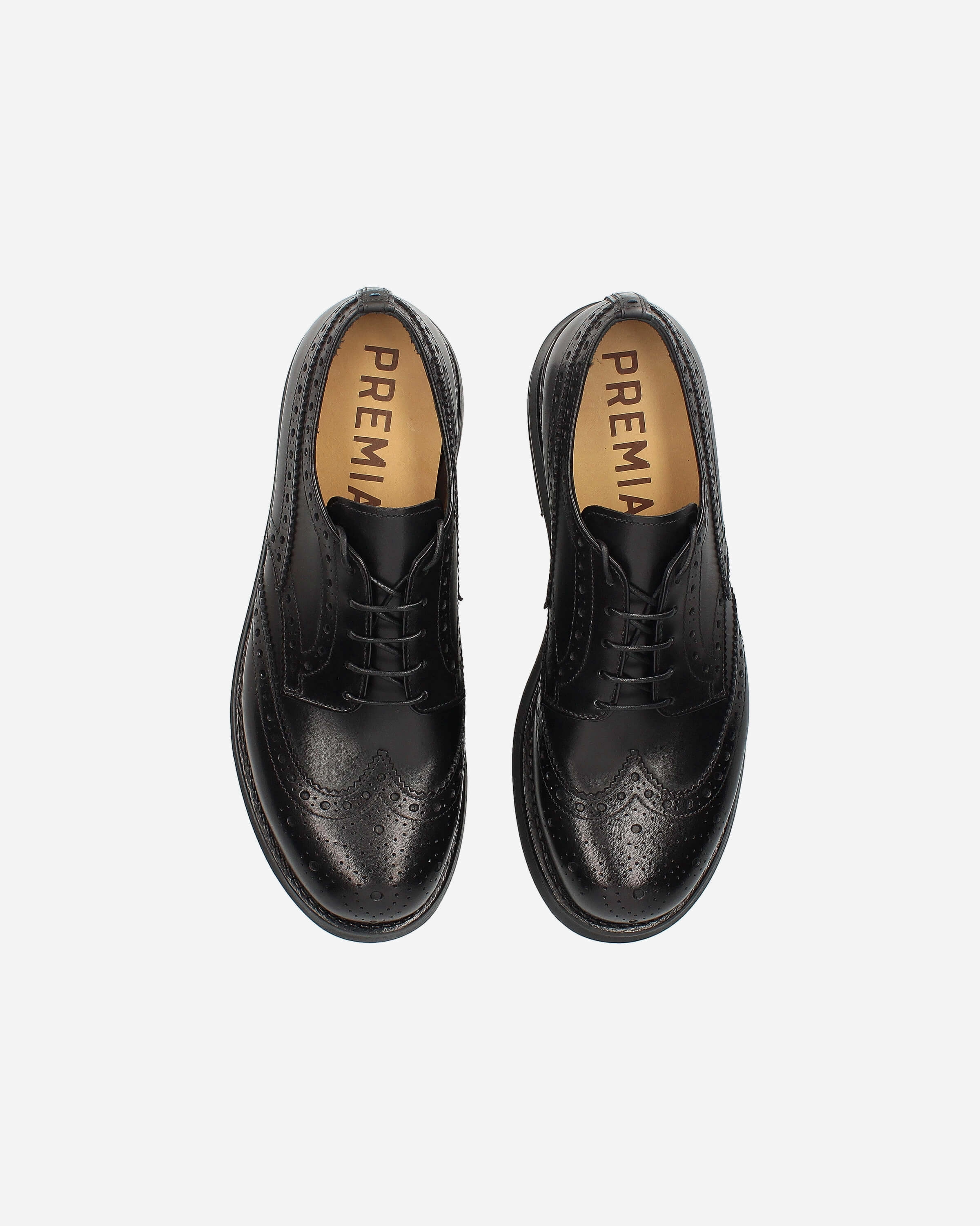 Classic Tread Derby 32203A Calfskin Box Nero Caidan