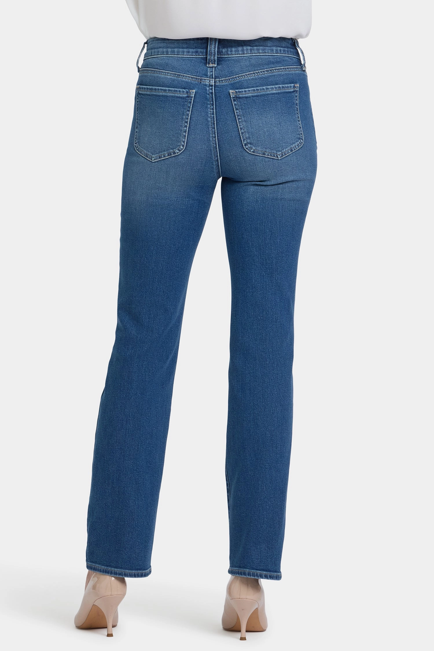 Marilyn Straight Jeans - Romantic Indigo Fashion Lover Minimalist