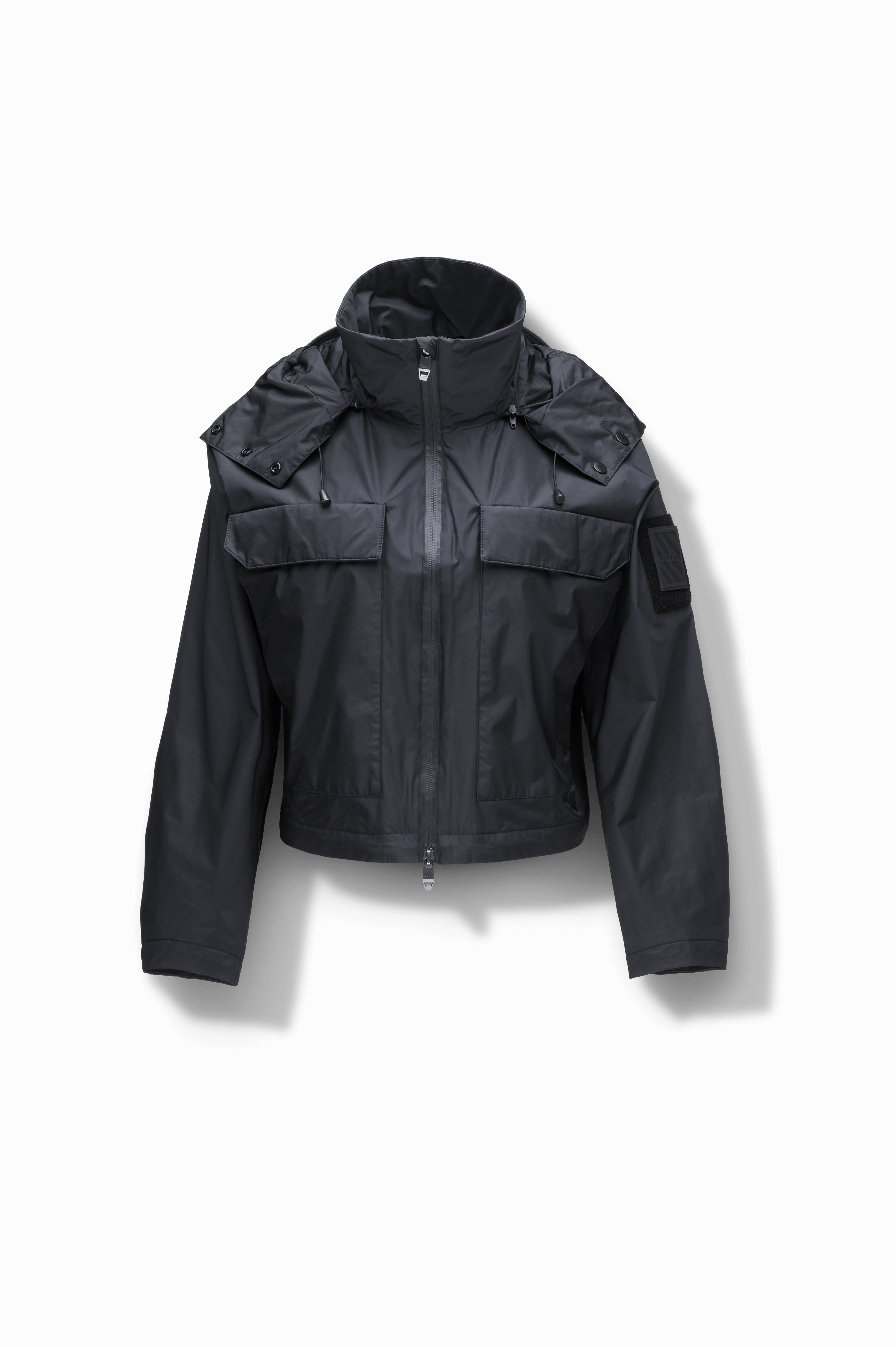 Adjustable Hood Viva Women's Performance Cropped Jacket