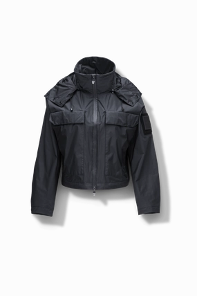 Adjustable Hood Viva Women's Performance Cropped Jacket