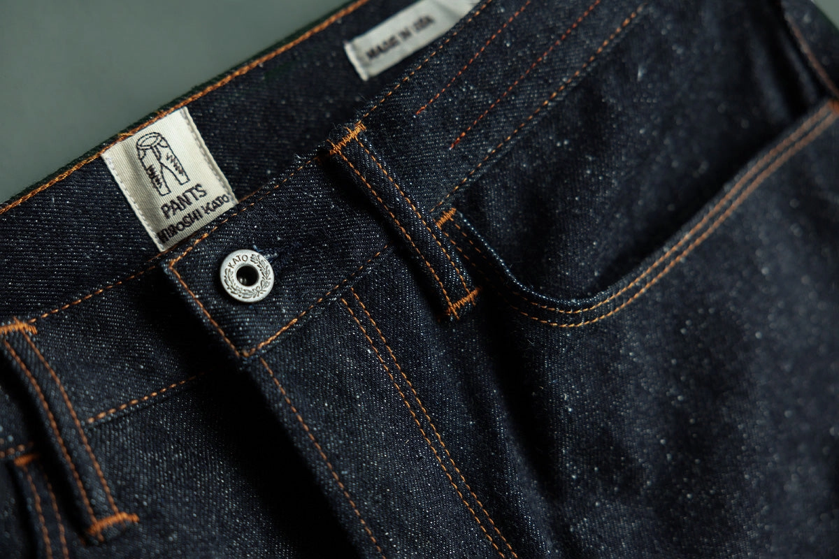 The Hammer Straight Old Nep Indigo - Raw 13.5oz Selvedge Luxury Minimalist