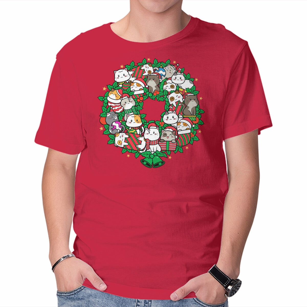 Catmas Wreath Long Sleeve