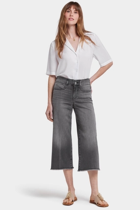 Brigitte Wide Leg Capri Jeans - Frontera Bluffs Favorite Basic Selvedge Denim