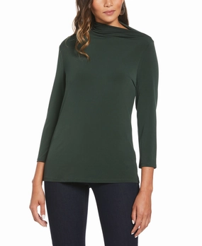 Sport Performance Fit Draped Knit Top