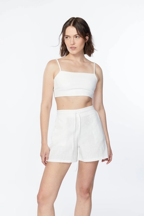 Breathable Material Minimalist Style DRAWSTRING SHORT
