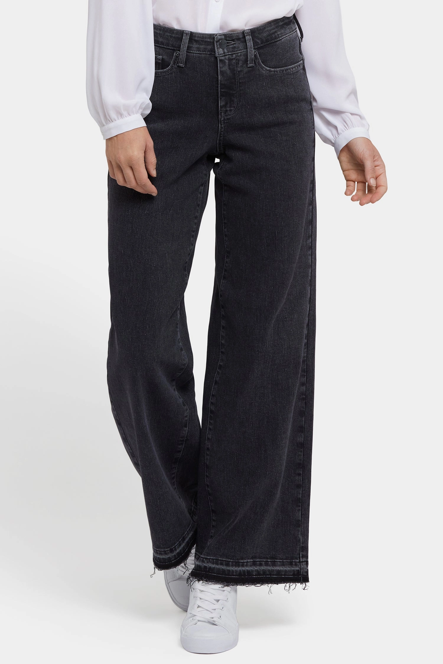 All Day Comfort Teresa Wide Leg Jeans - Slate Stone