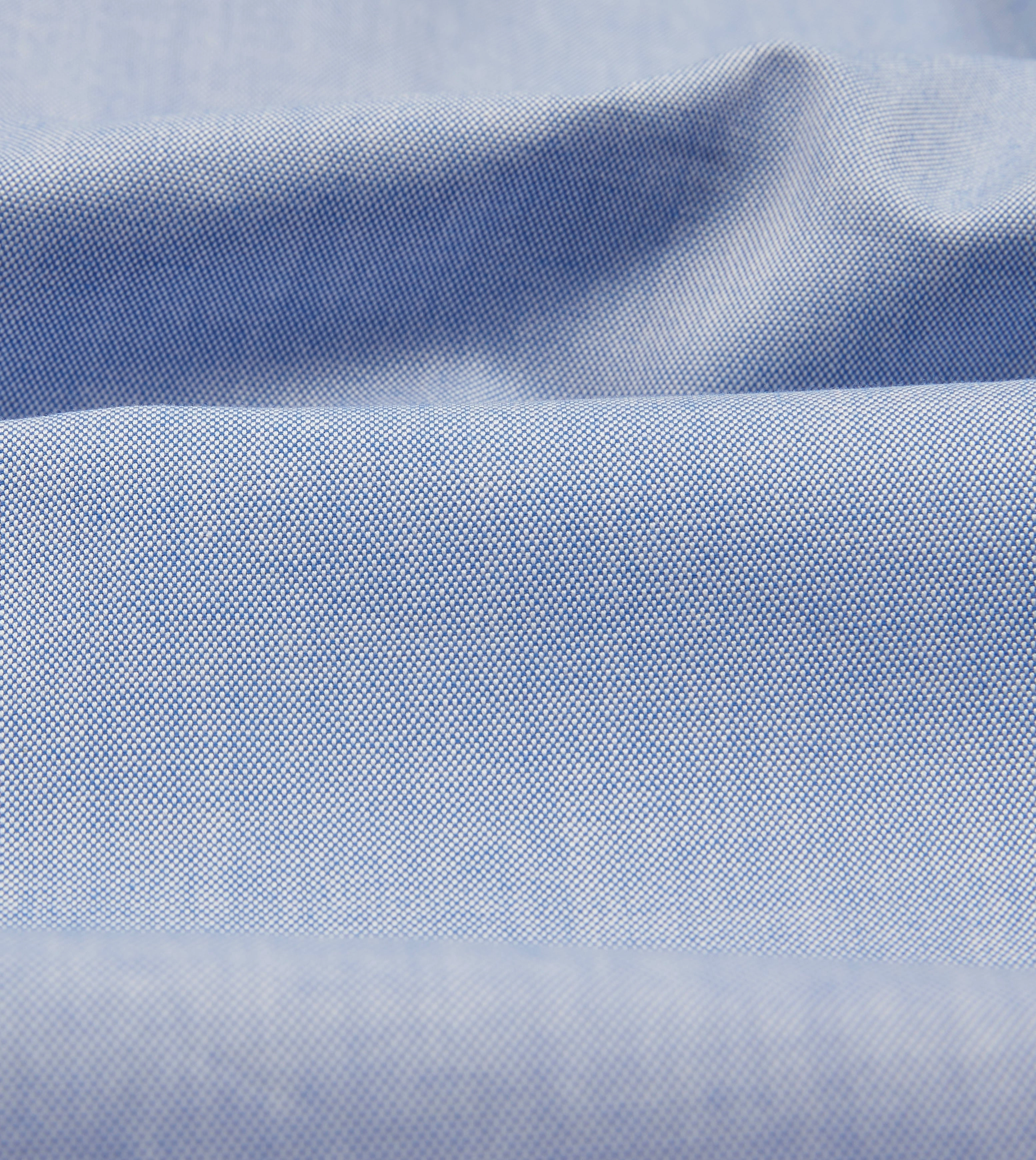 Navy Pinpoint Oxford Cotton Cloth Button-Down Shirt Wedding guest Unisex Design