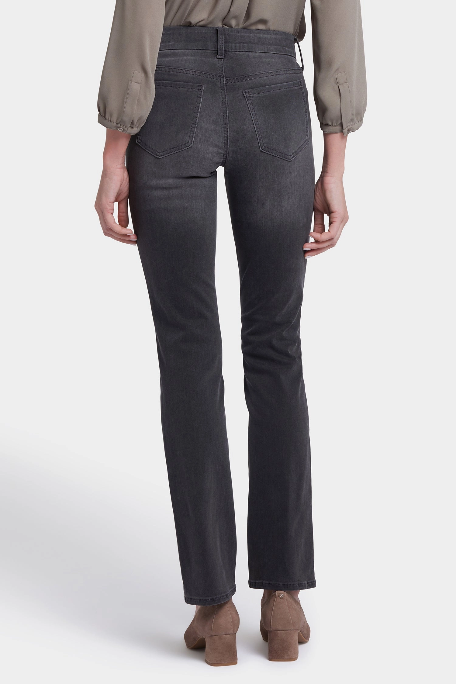 Elegant Urban Explorer Athlete Fit Waist-Match? Marilyn Straight Jeans In Petite - Murcia Peaks