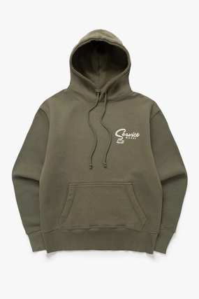 Service Works - Espresso Hoodie - Olive Cozy Hug Comfy and Cozy