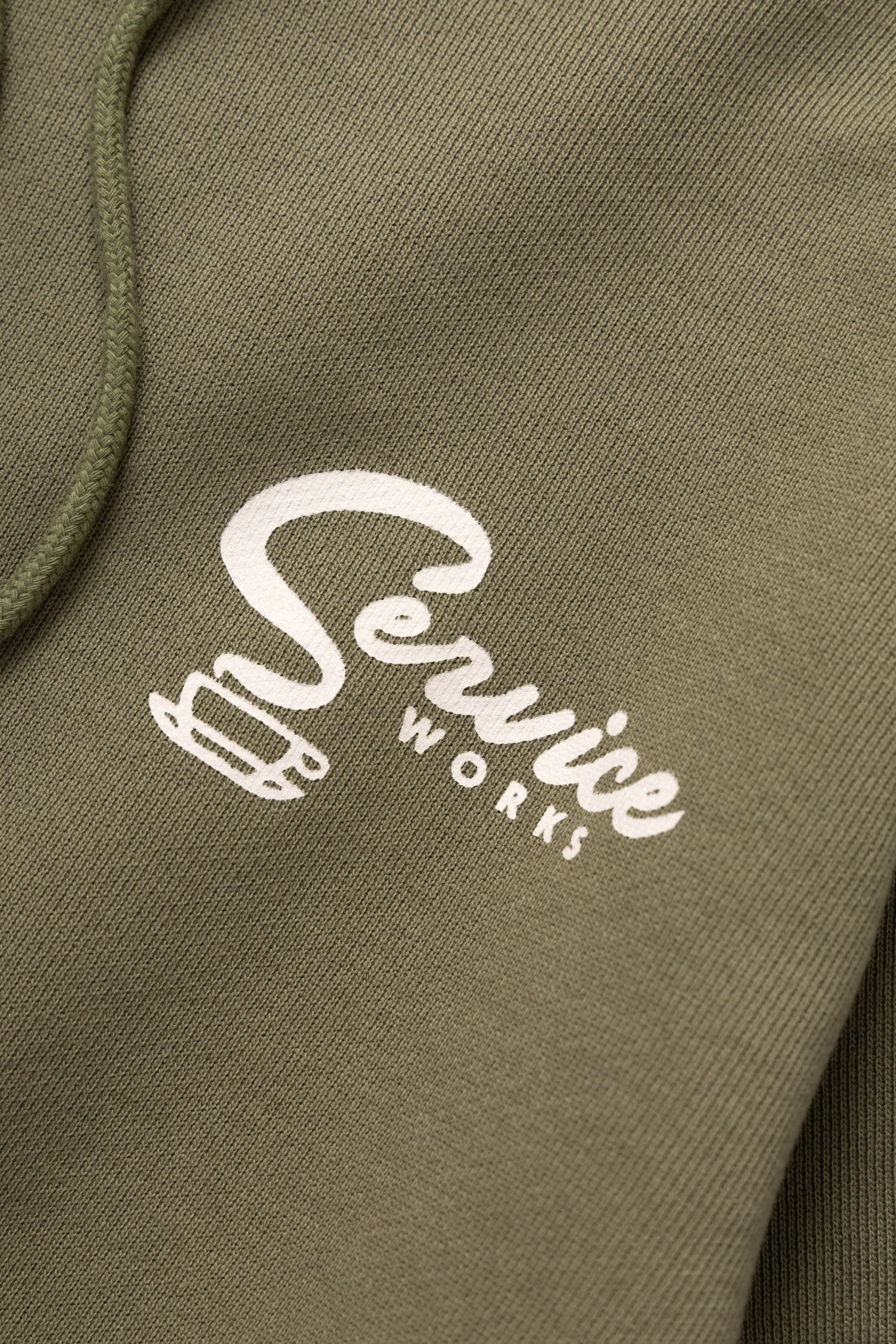 Everyday Fit Layering pieces Service Works - Espresso Hoodie - Olive