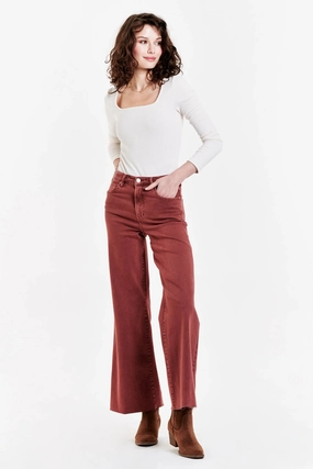 Stylish Fit Dear John Fiona Super High Rise Wide Leg Jeans