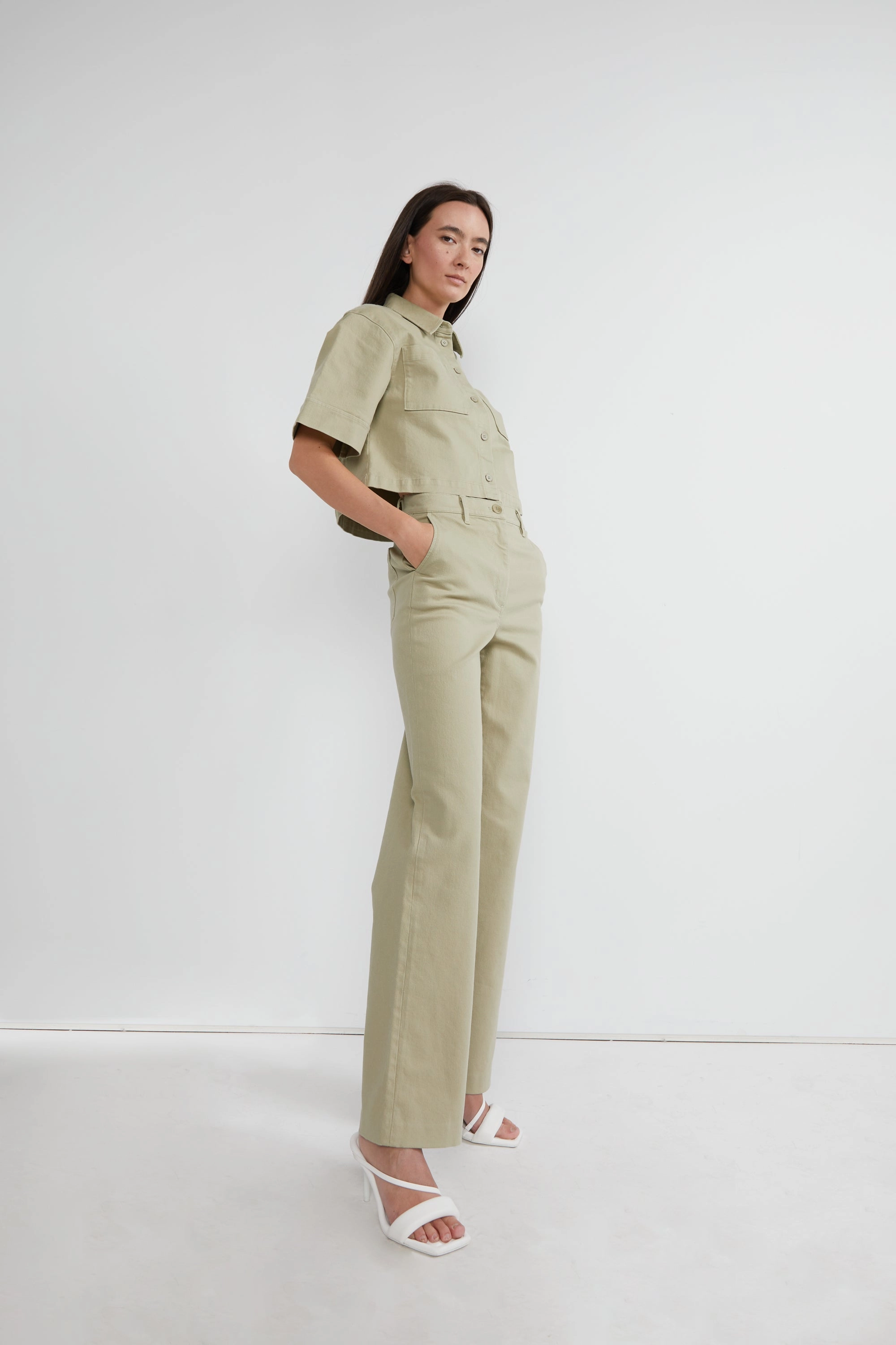 STRAIGHT LEG TWILL PANT Anti Odor Technology Layer Ready