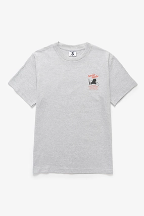 Service Works - Bar & Kitchen Tee - Heather Grey Cool Vibes Relax Trend