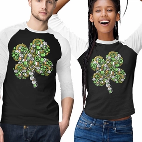 St. Patty's Doodle QuickDry Relaxed Fit Design