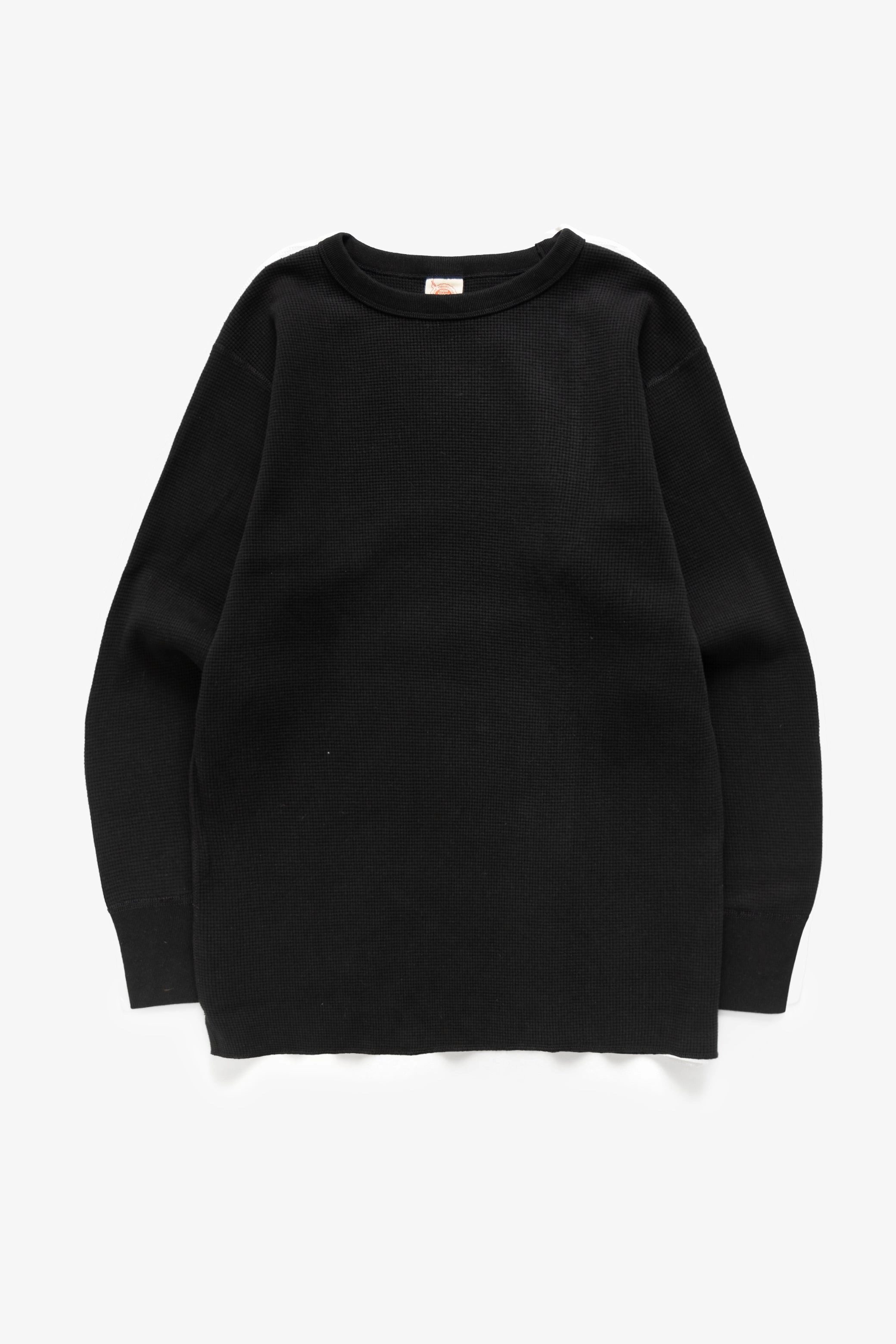 Non Stock MFG - Thermal Waffle Long Sleeve - Black Limited Edition