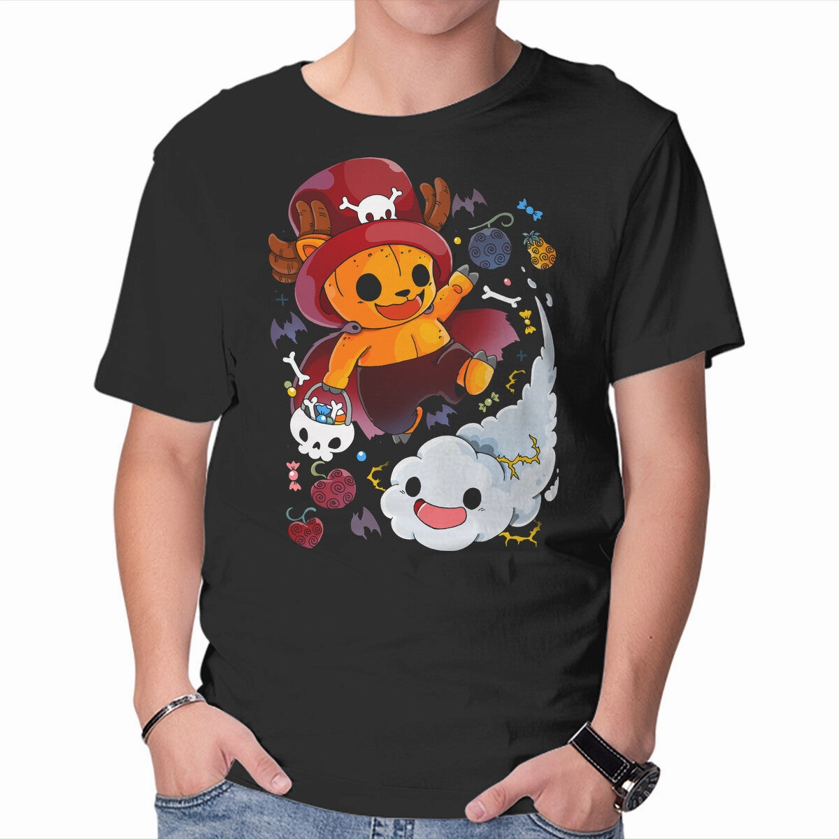 Comfy Essentials Boat Neck Halloween Deer