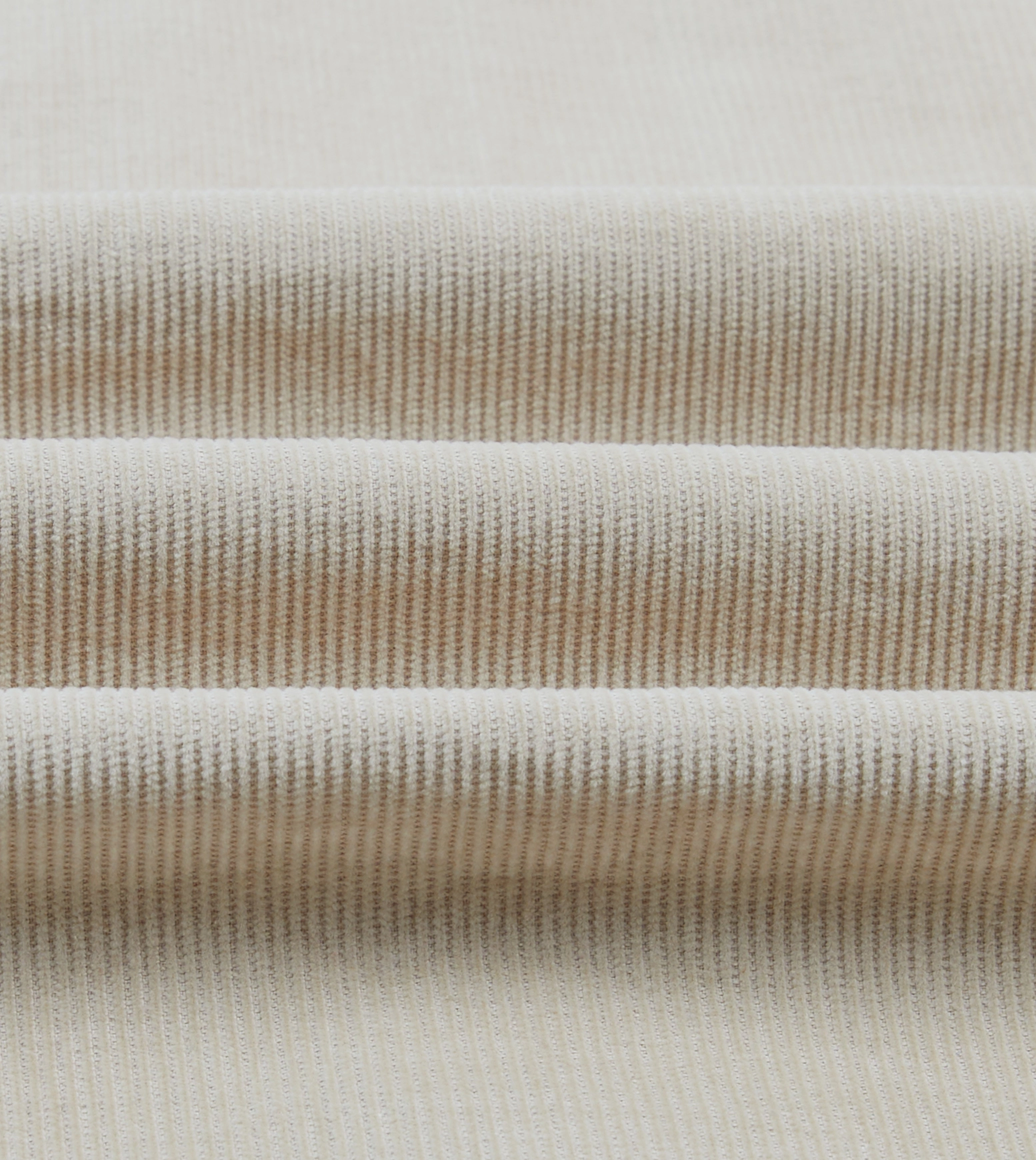 Customizable Design Easy Care Material Ecru Corduroy Two-Pocket Western Shirt