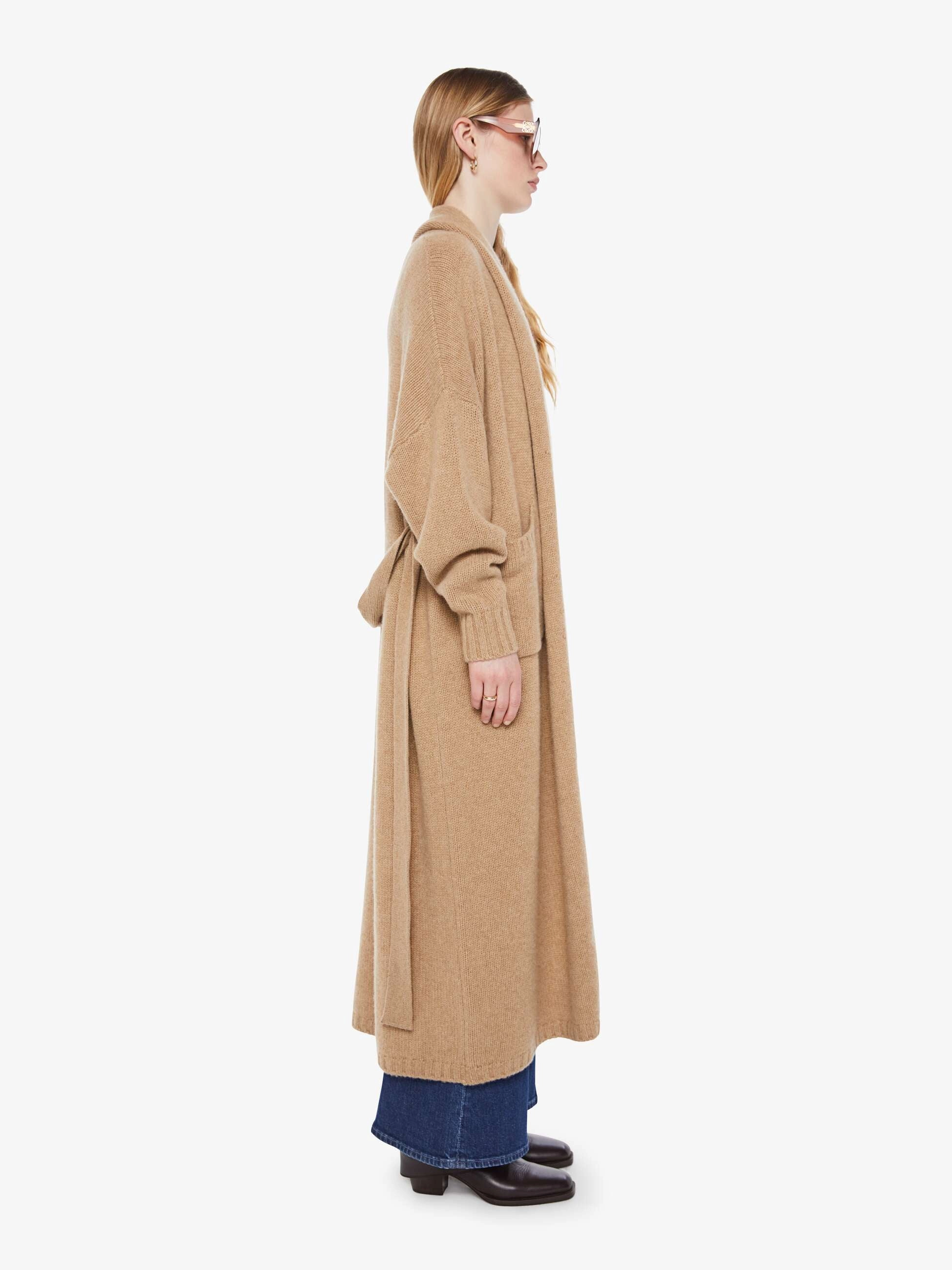 Sporty Touch SABLYN Sullivan Belted Shawl Duster - Camel