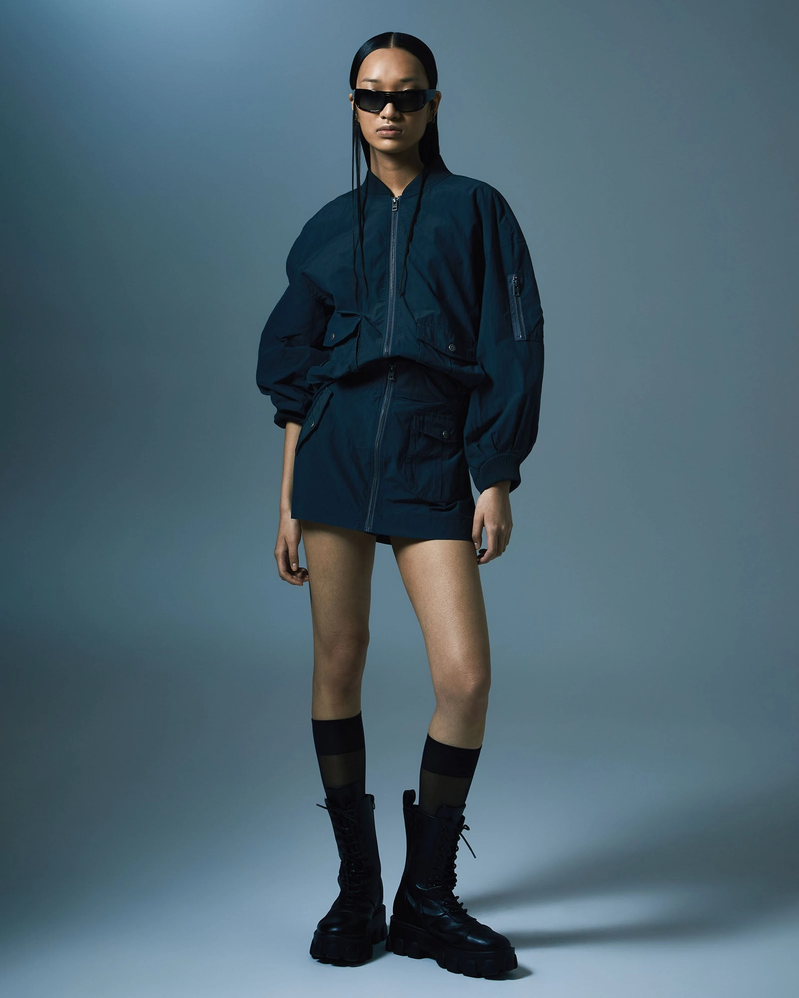 Versatile Layering ELEMENTAL BOMBER CHARCOAL