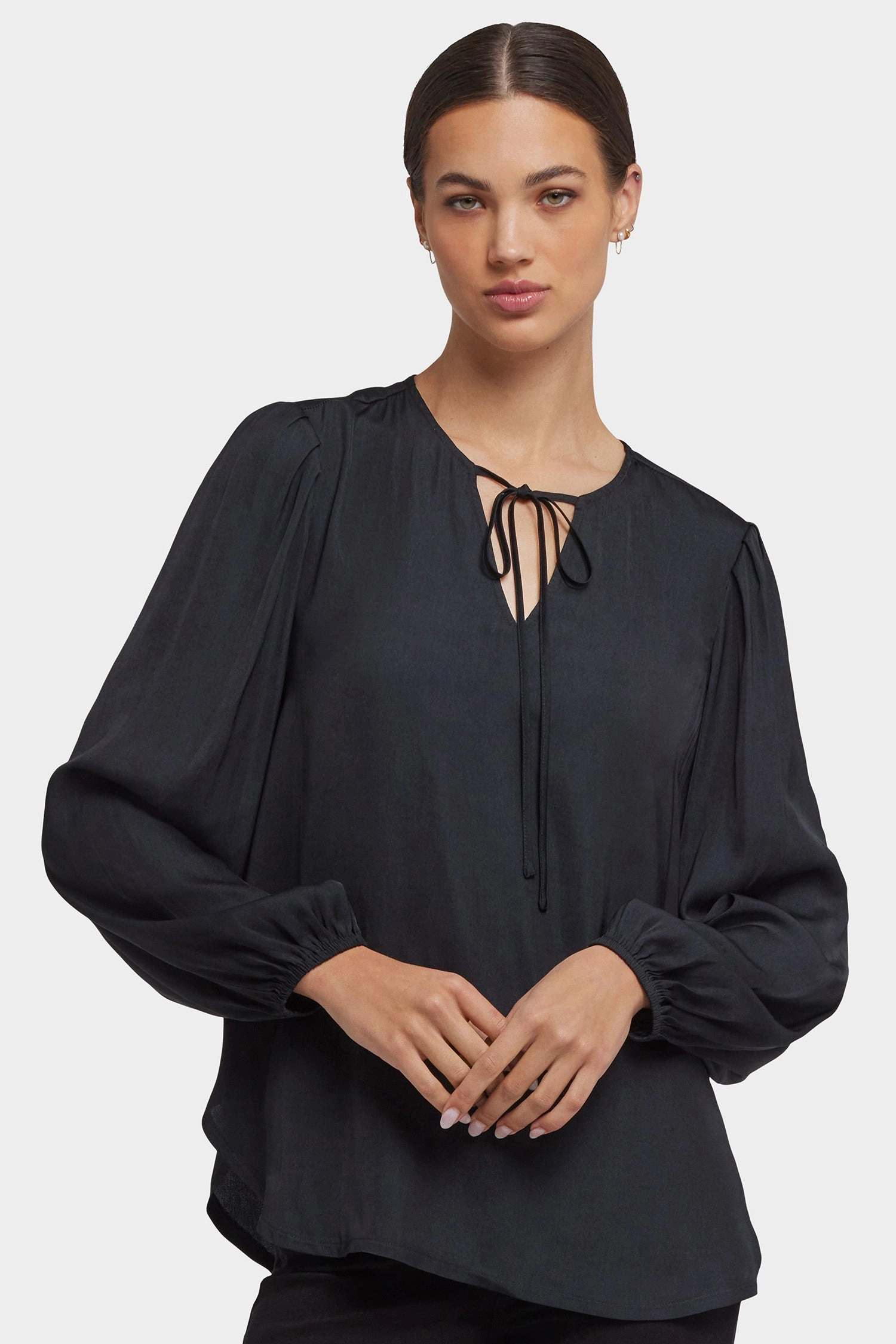 Elsie Blouse - Black Durable Material