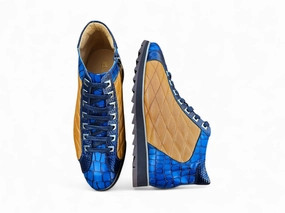 Padded interior Lockdown fit Embossed Alligator High Top