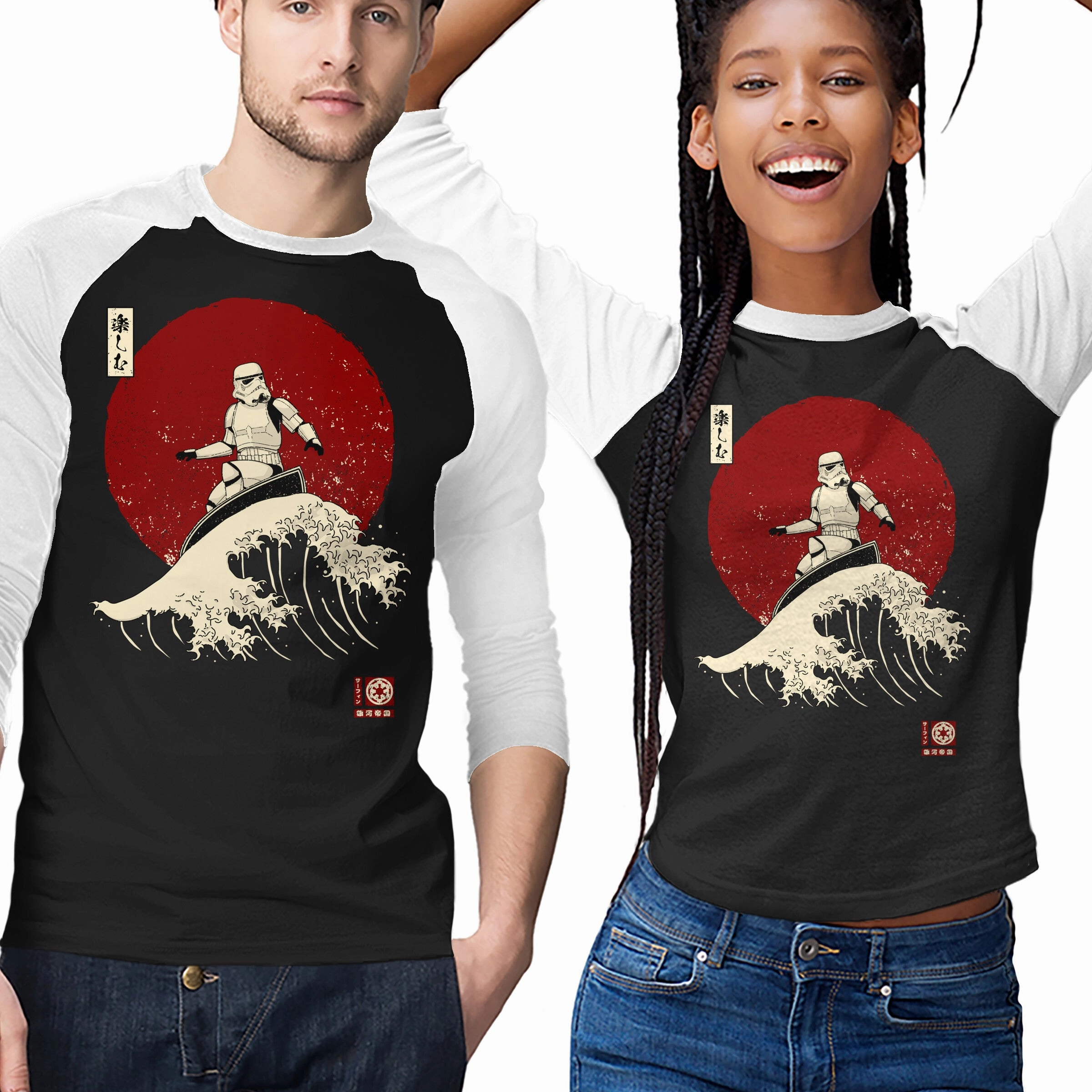 Reinforced Hems DropShoulderDesign Empire Wave