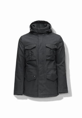 Essential Casual Look Single Breasted Pelican Men's Tailored Field Jacket