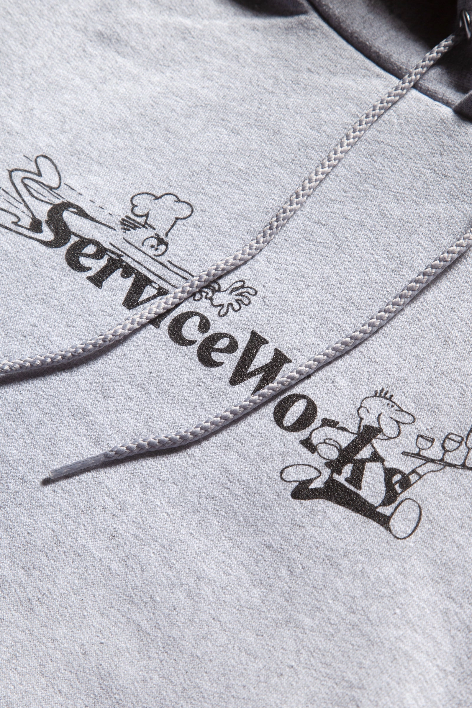 Casual Comfort Layer Lightweight Fit Service Works - Chase Hoodie - Heather Grey