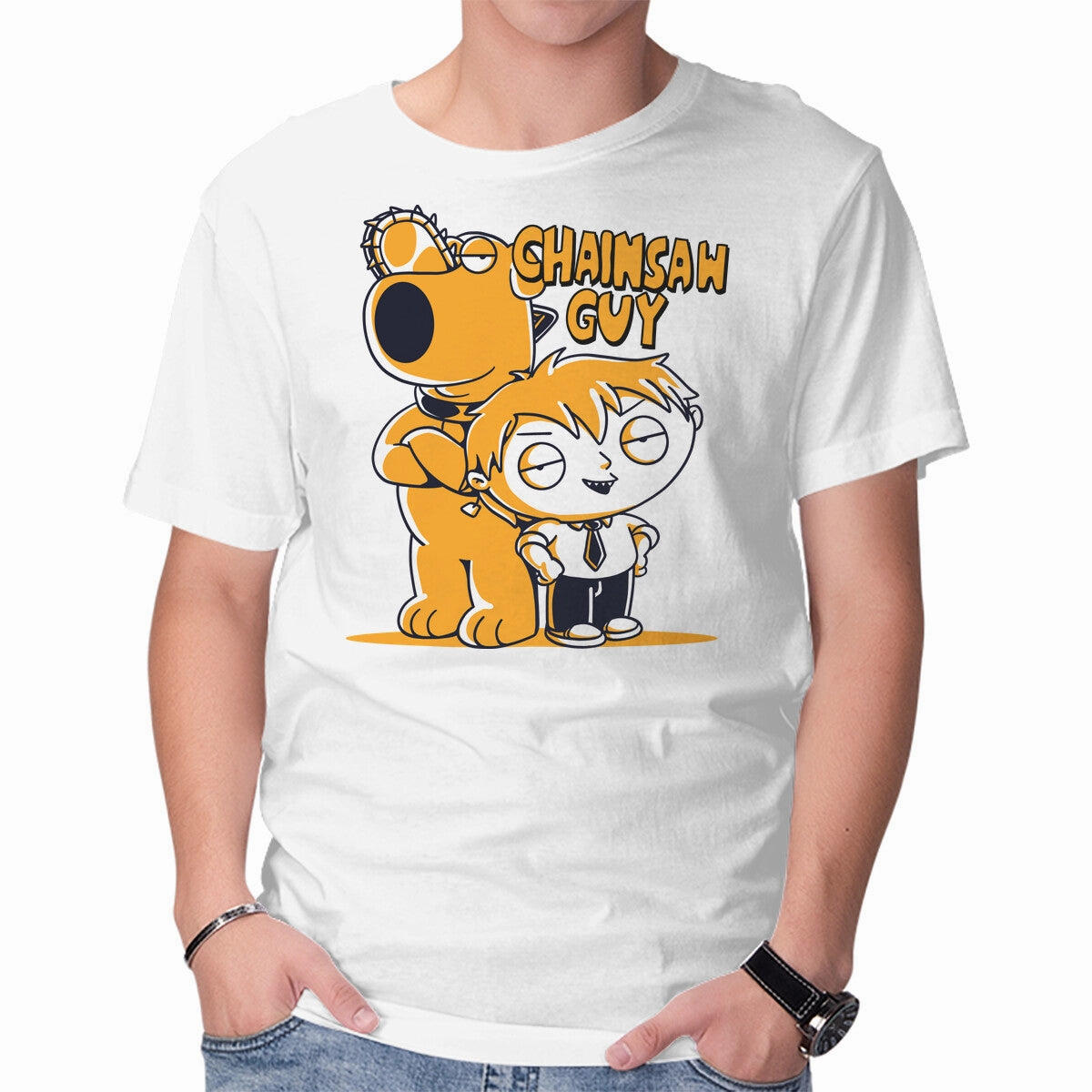 Stylish Layer Look Chainsaw Guy