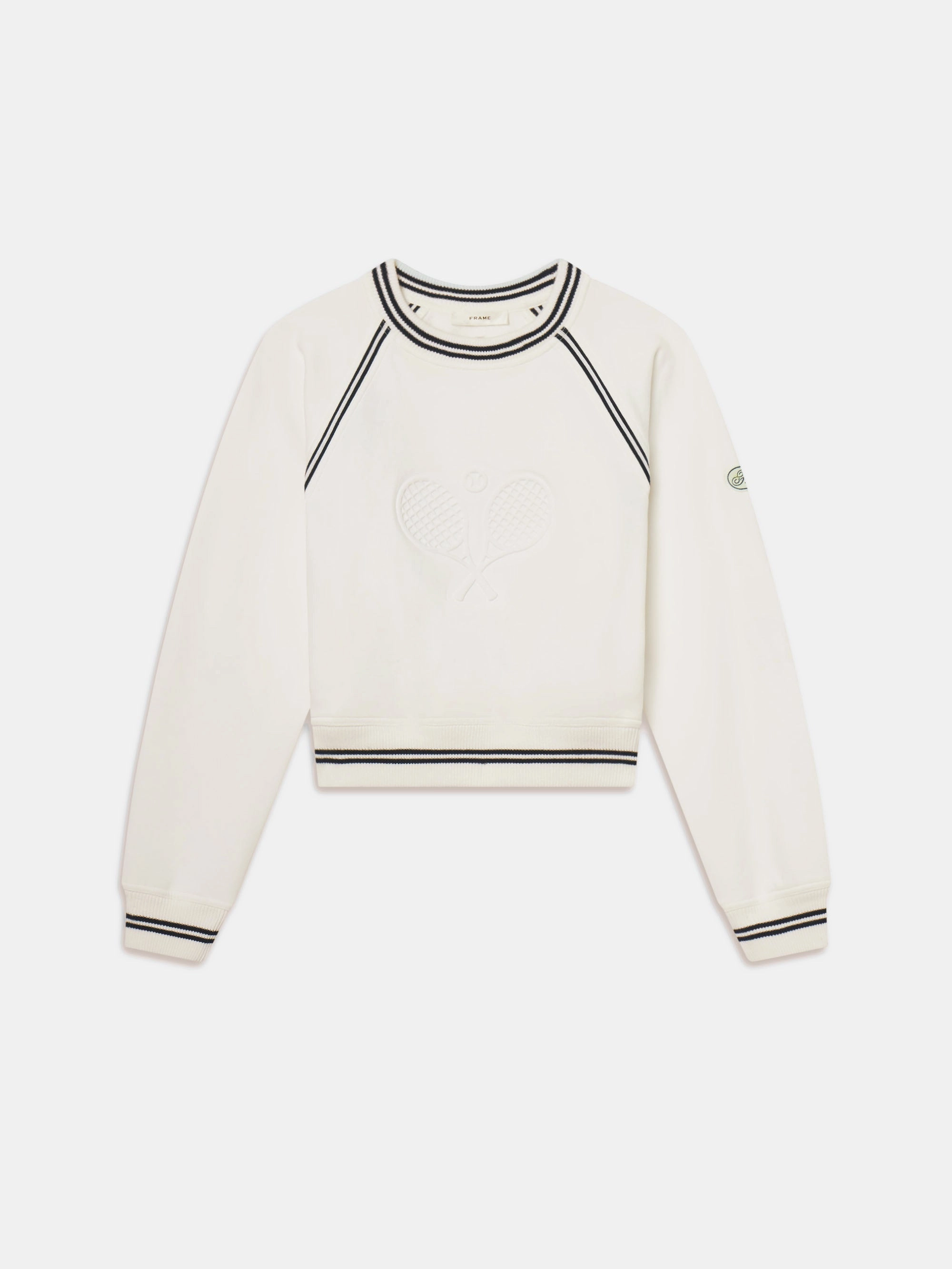 The Tennis Sweatshirt -- White Winter Wear