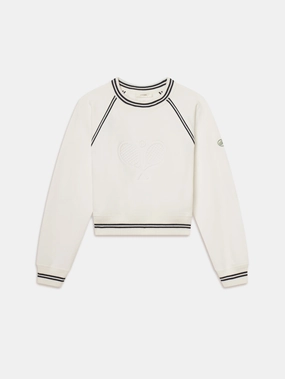 The Tennis Sweatshirt -- White Winter Wear