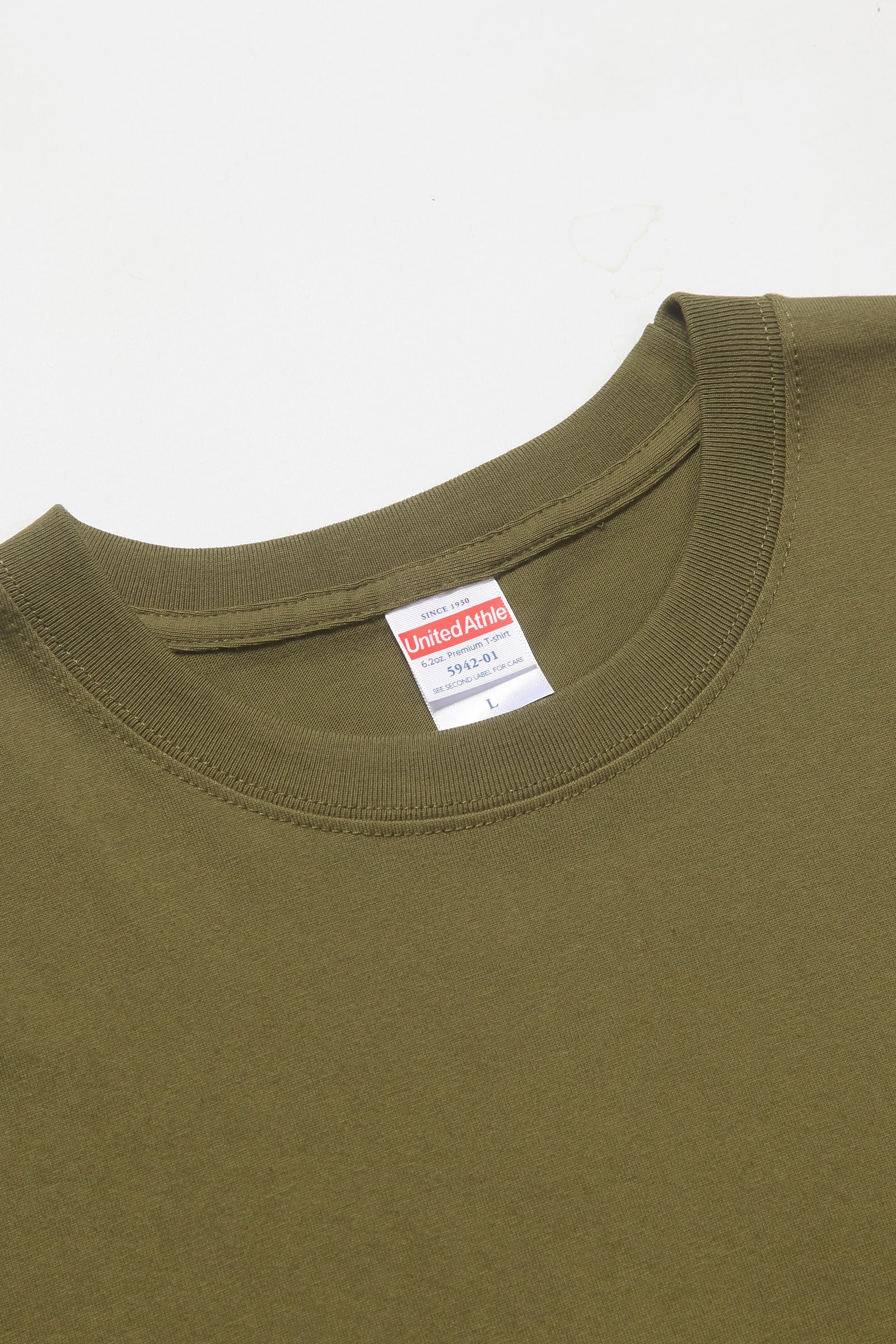 United Athle - 5942 6.2oz Premium T-Shirt - Olive ThermoregulatingFabric