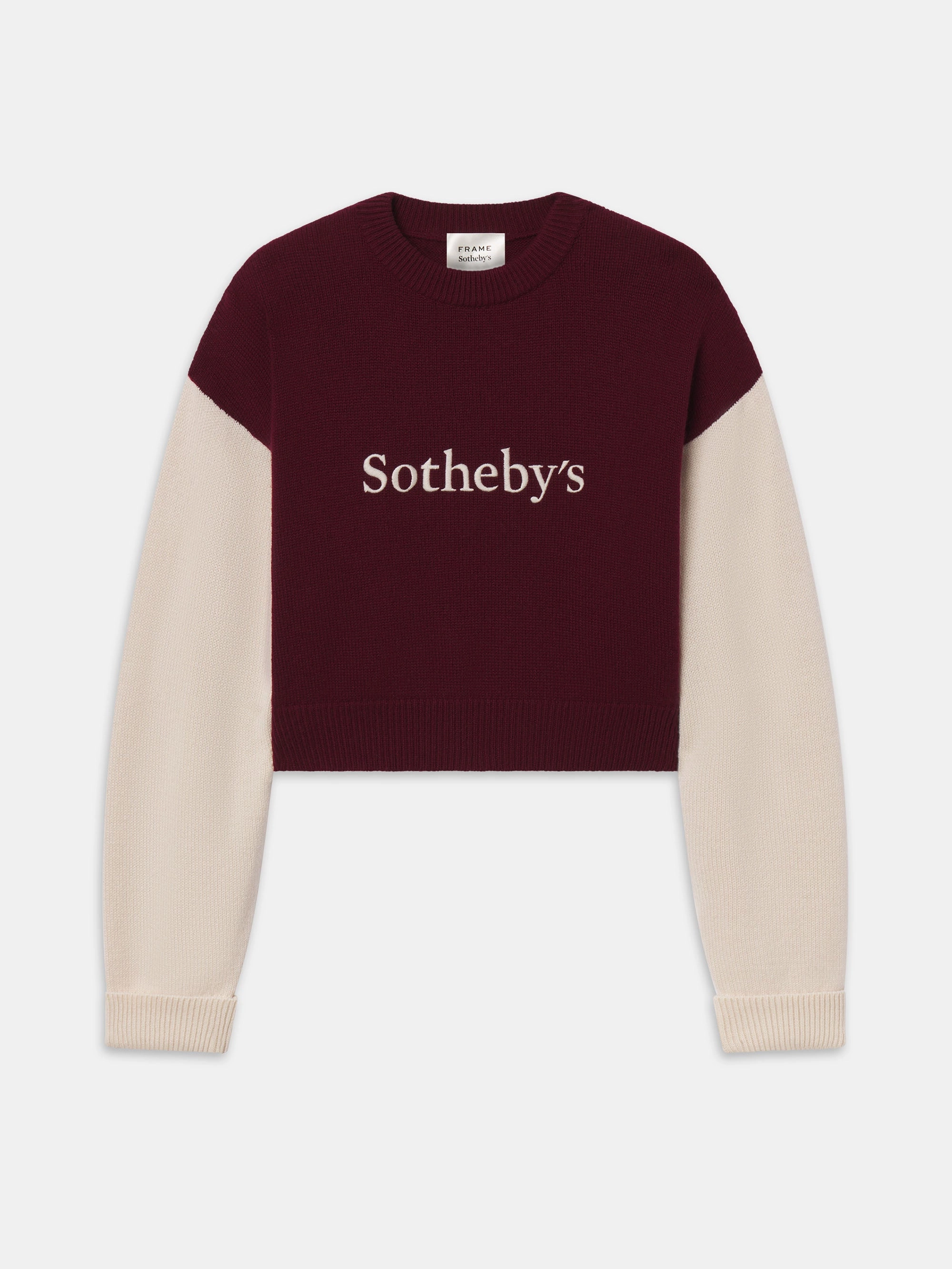 Sotheby??s Women's Cashmere Sweater -- Burgundy Multi Modern Turtleneck Style Cozy Appeal