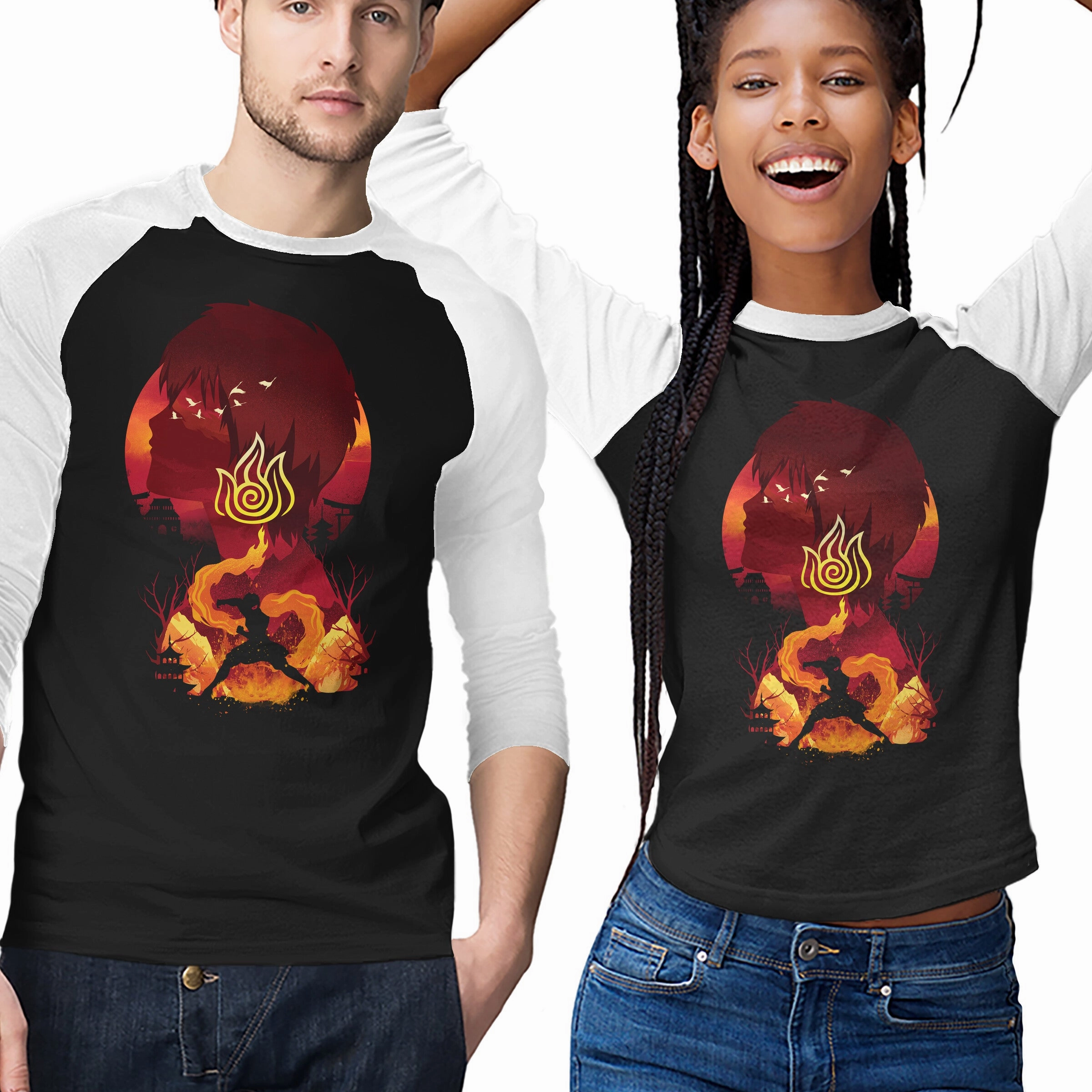 Minimalist purity Fire Nation Landsacape