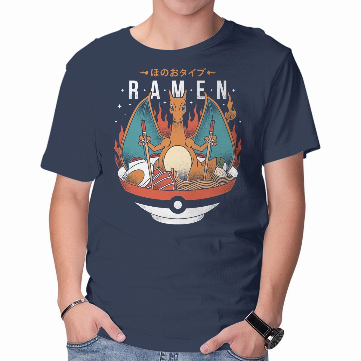 Street Casual Look Fire Ramen