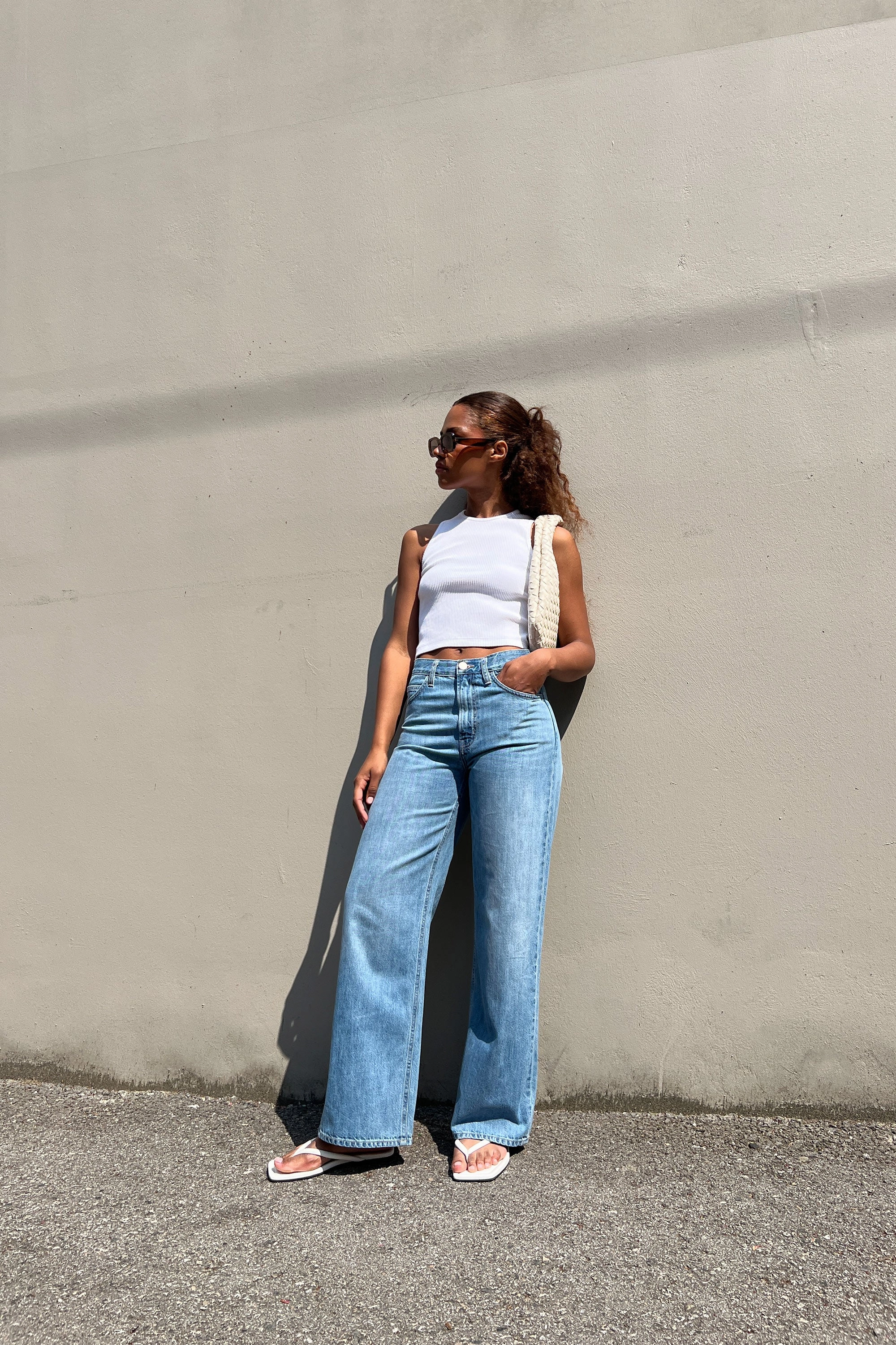 Stylish Look Sophisticated Look WIDE LEG JEAN