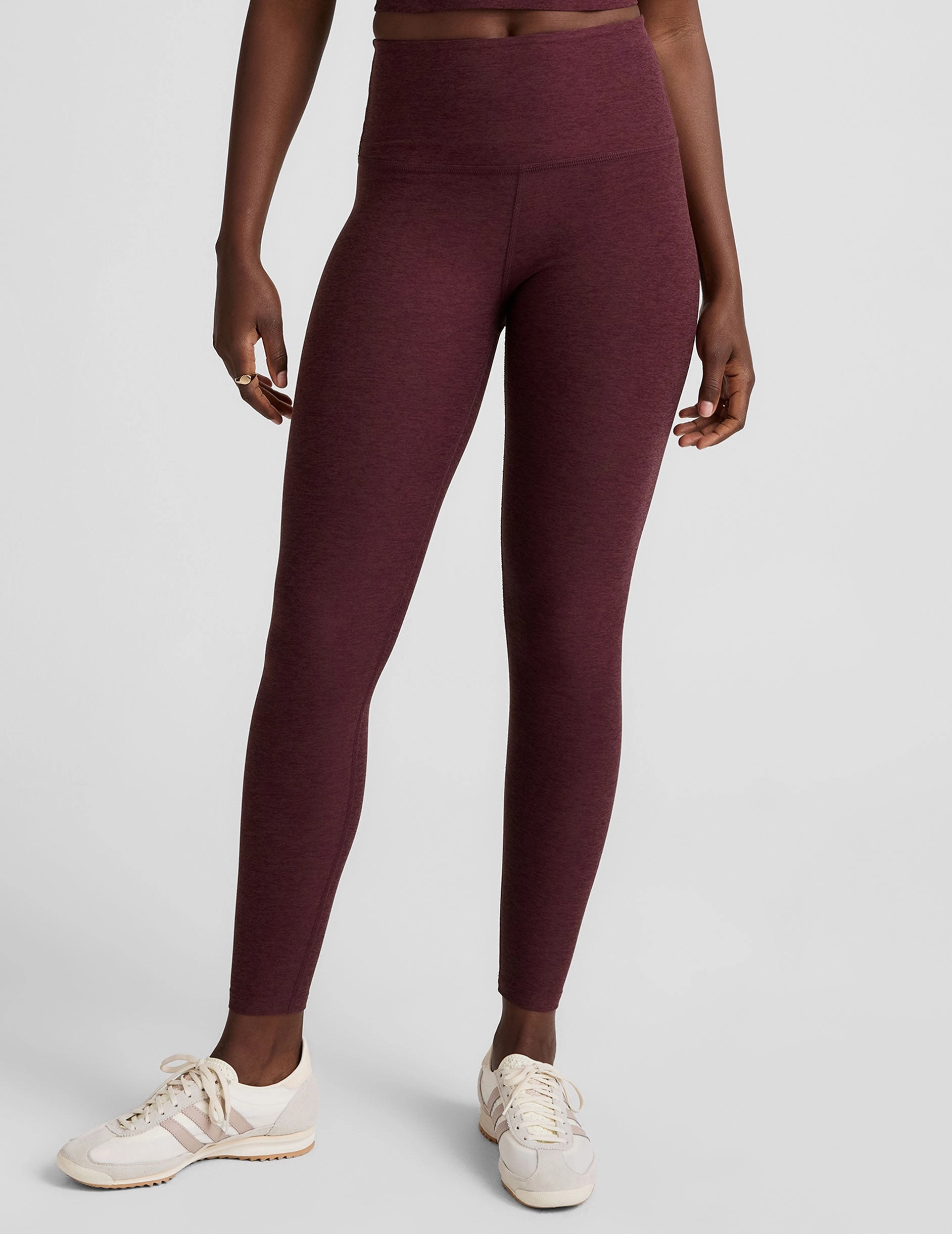 Spacedye Caught In The Midi High Waisted Legging Stay Cool Breathable Leggings Material