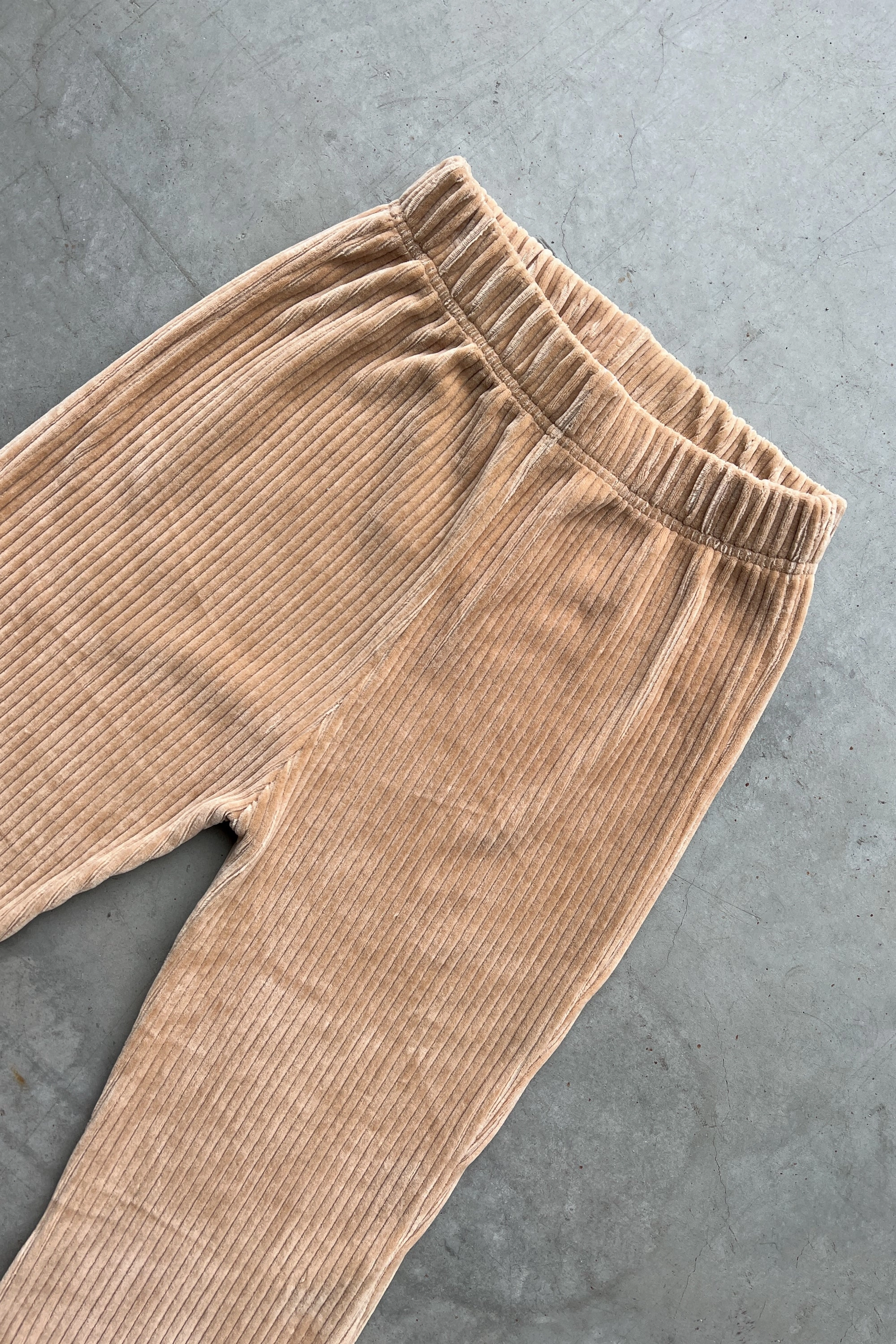 FLARED CORDUROY PANT Neutral Look Quick-Dry Material