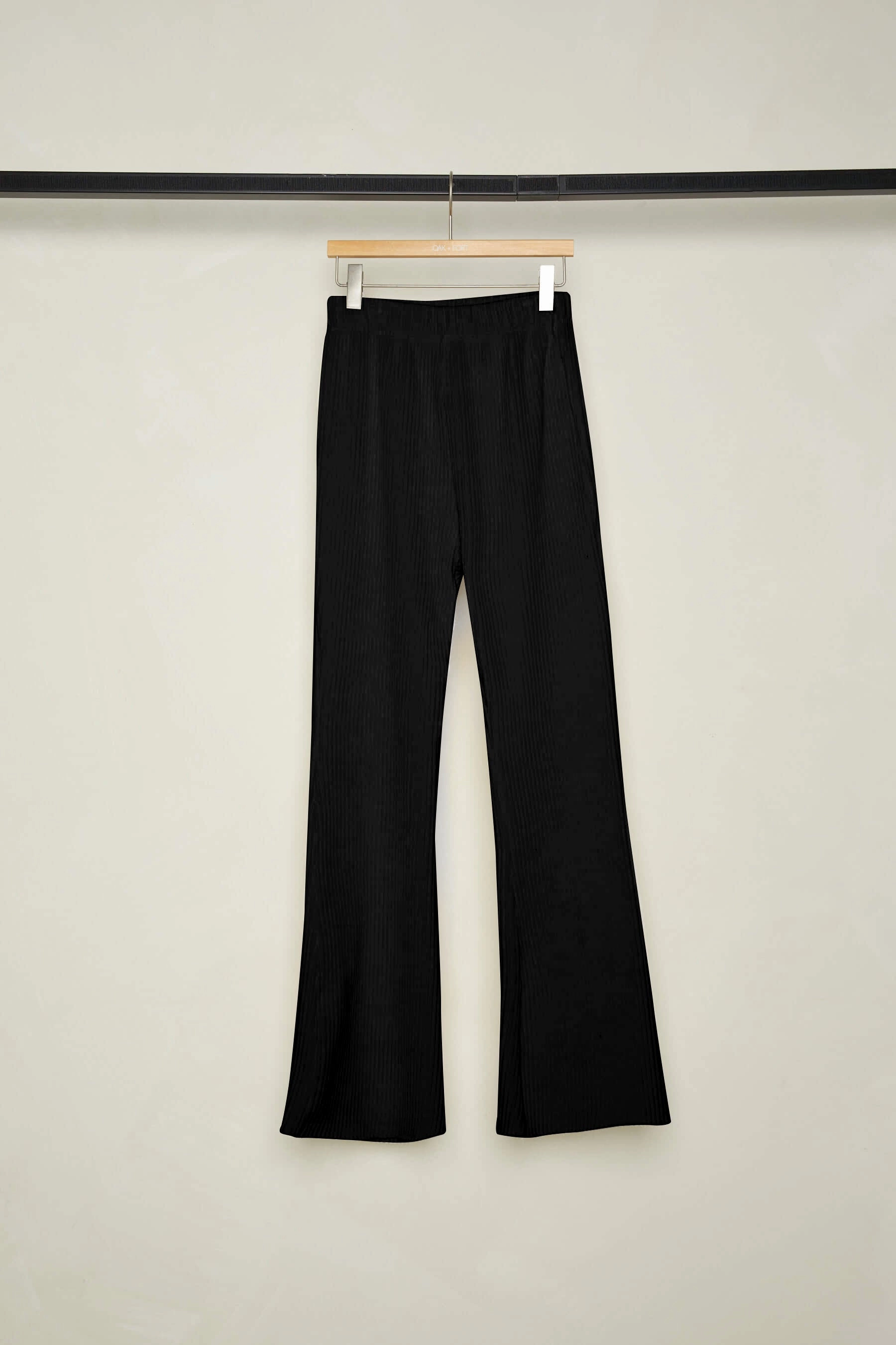 Printed design Wide-leg cut FLARED CORDUROY PANT