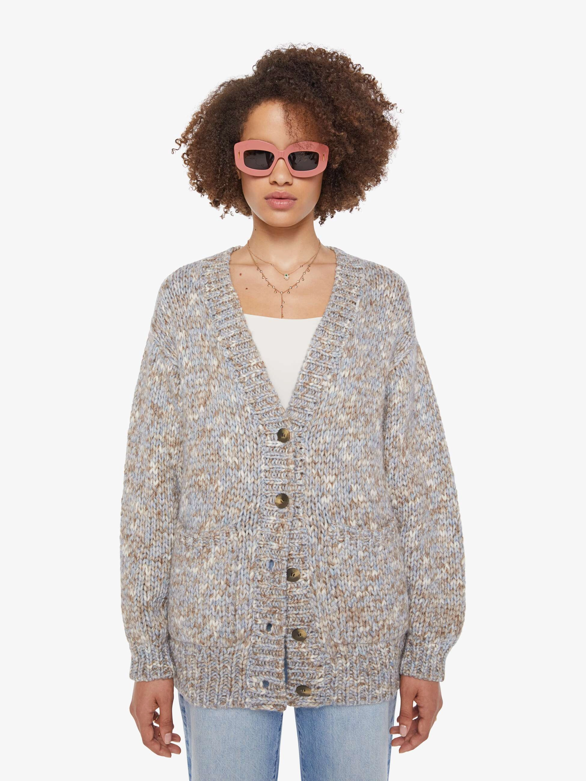 XiRENA Marvin Sweater - Light Blue Melange Breathable Design Wear Layered Knitwear