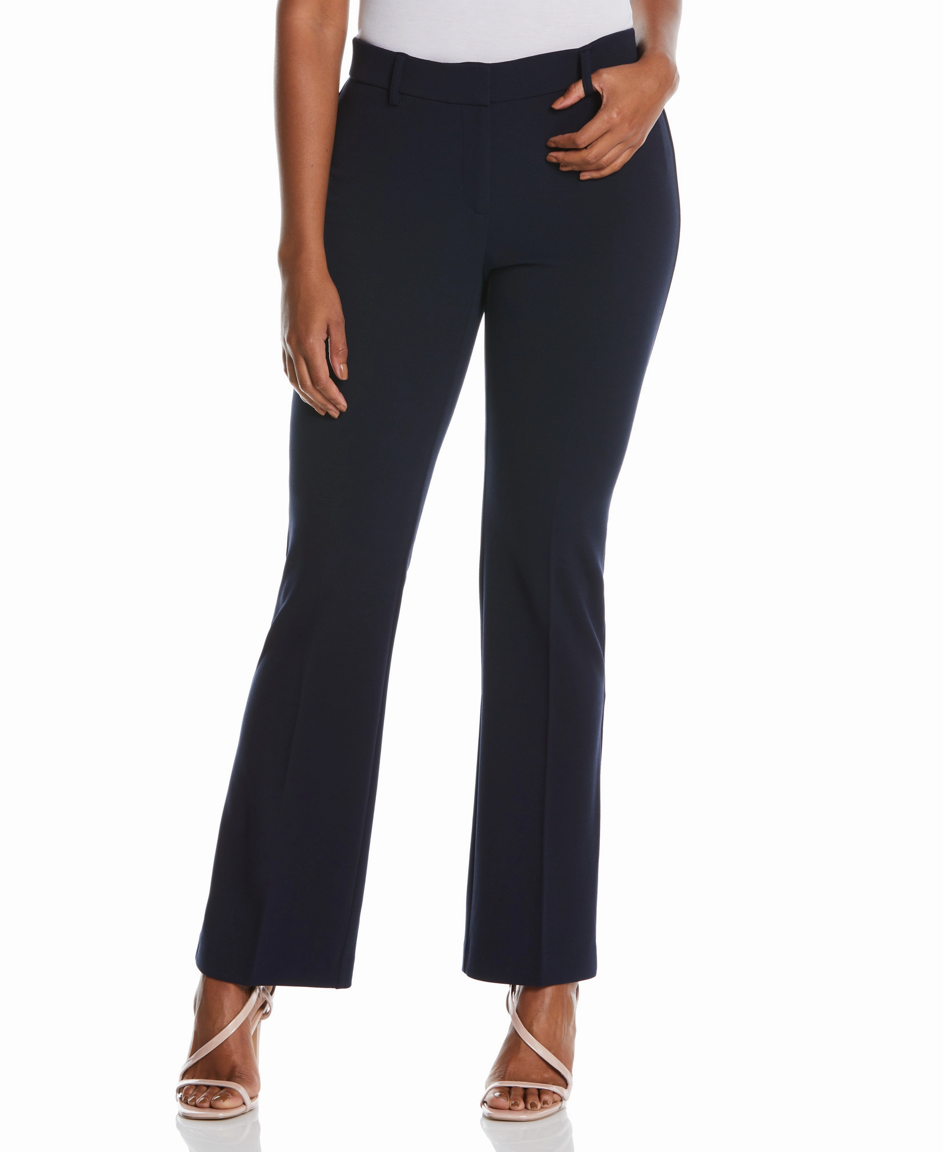 Chill Comfort PETITE STRETCH CREPE PANT - CLASSIC FIT - Classic Fit
