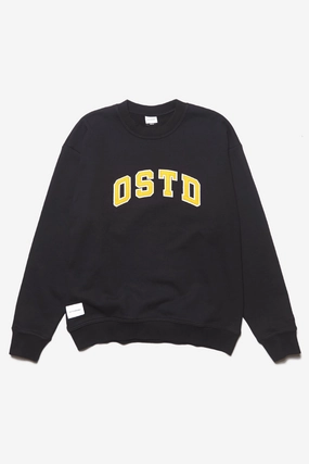 Outstanding & Co. - OSTD Collegiate Sweatshirt - Black Reinforced Cuffs