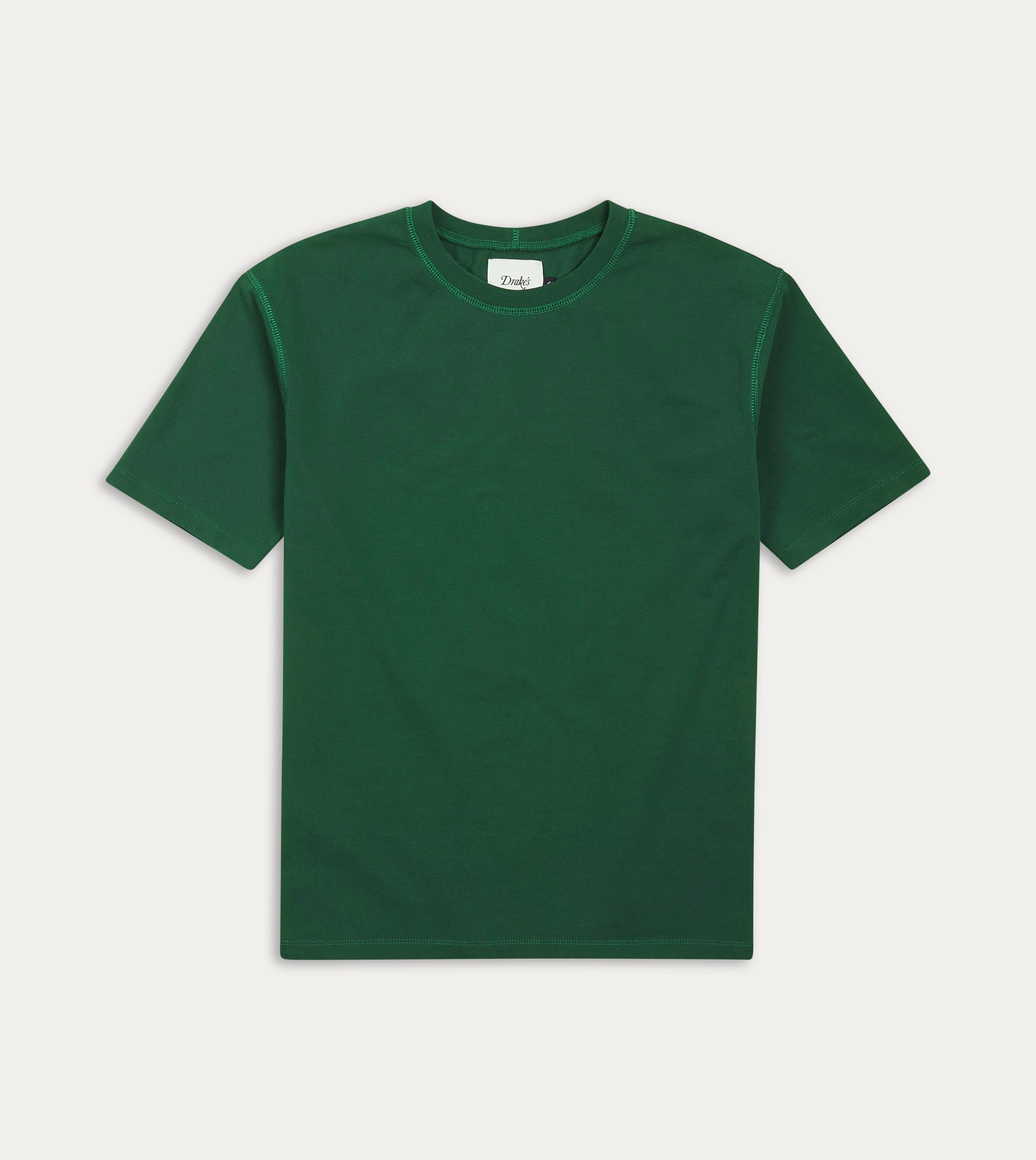 Forest Green Cotton Crew Neck Hiking T-Shirt Summer Style Timeless Style