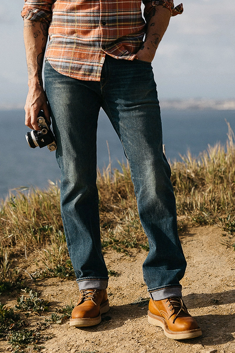 Evening Stroll Urban Explorer Pre Washed Denim The Hammer Straight- Rain 10.5oz Selvedge