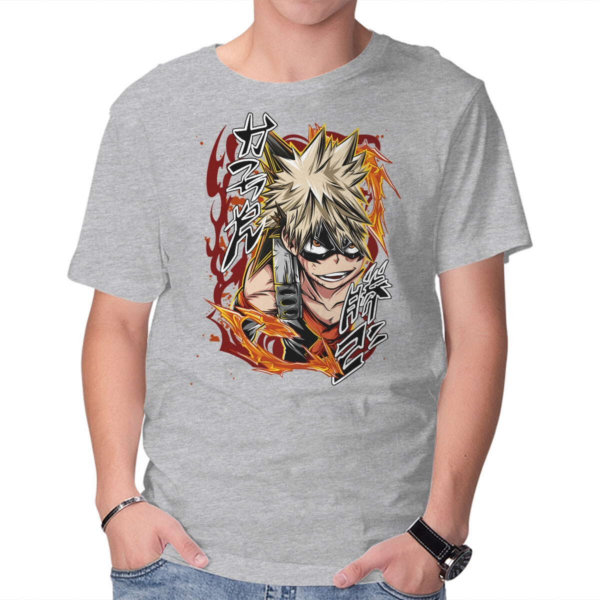 Fashionable Piece Organic Cotton Blend Katsuki Bakugo